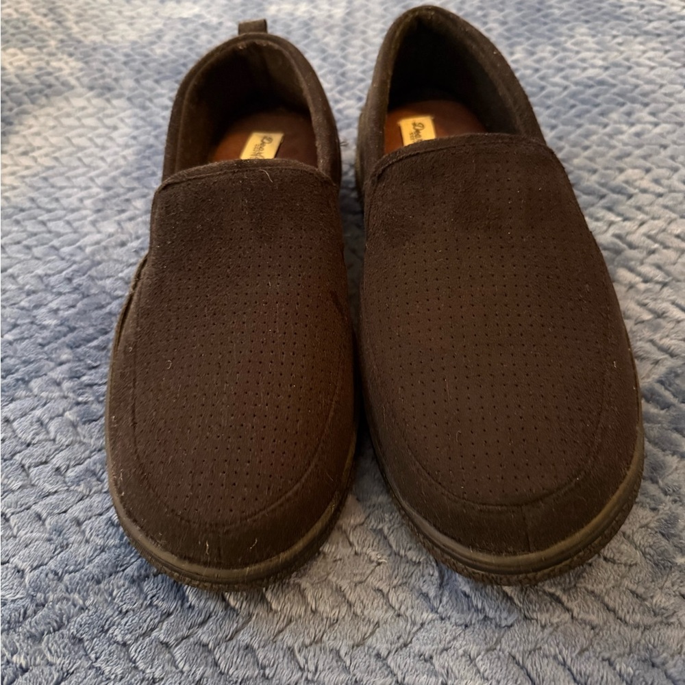 Dearfoams Cozy Comfort, Men’s House Slippers, Black